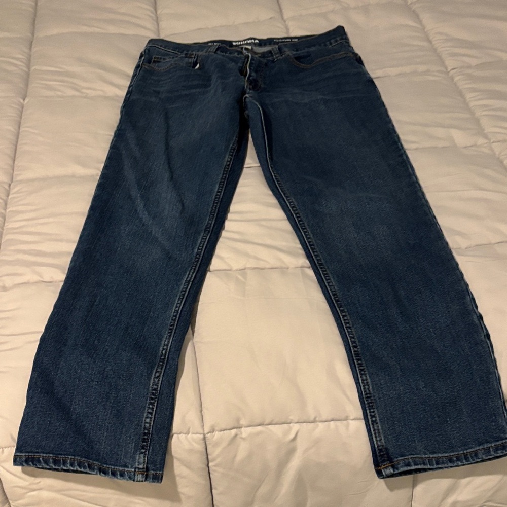 Sonoma Men's Relaxed Blue Jeans